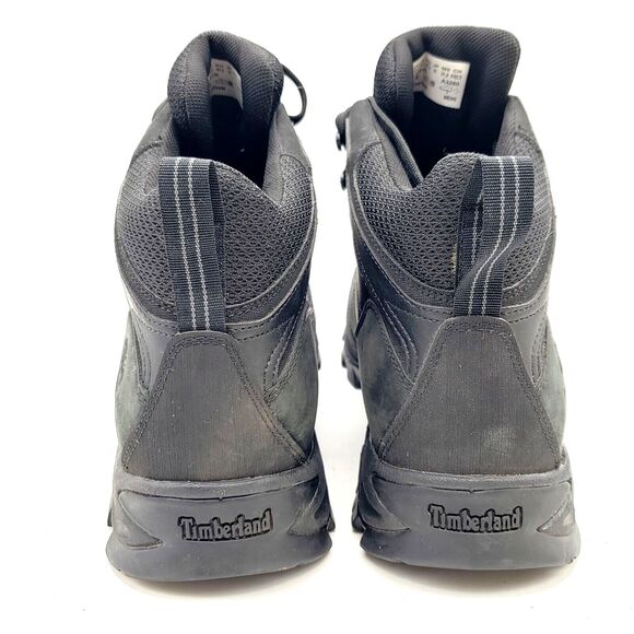 TIMBERLAND Mt Maddsen Hiking Boots Men's Size 13 Mid Waterproof Work Black 2731R - Picture 5 of 10